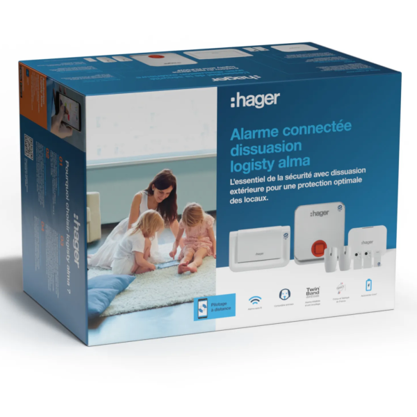 RLP002F Pack alarme connectée Logisty Alma Hager